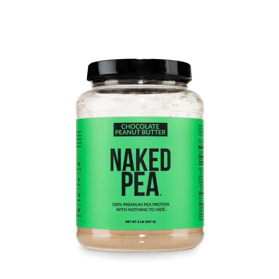 Chocolate Peanut Butter Pea Protein Powder | Naked Pea - 2LB