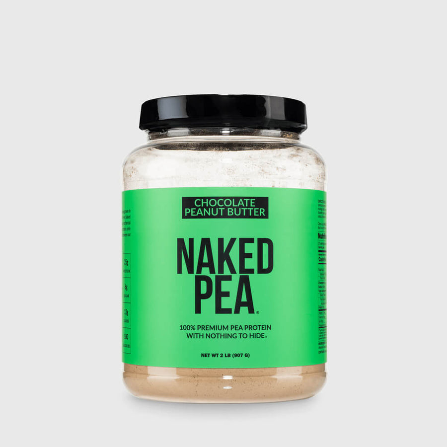 Chocolate Peanut Butter Pea Protein Powder | Naked Pea - 2LB