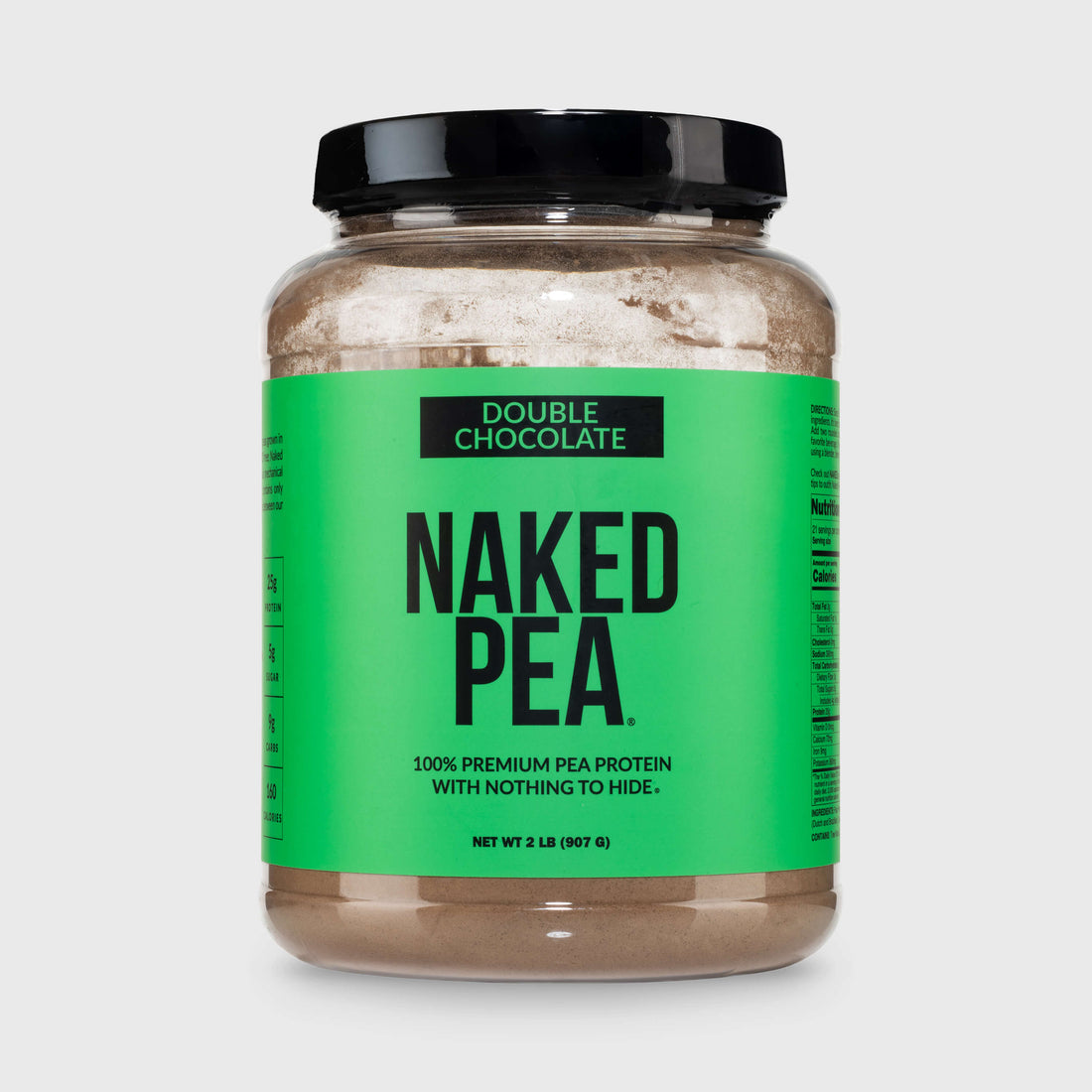 Proteína de guisante en polvo con doble chocolate | Naked Pea - 2 libras 