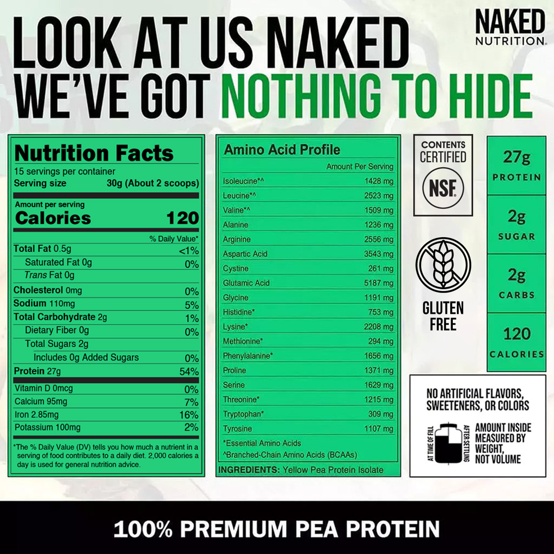 unflavored pea protein