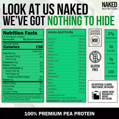 unflavored pea protein