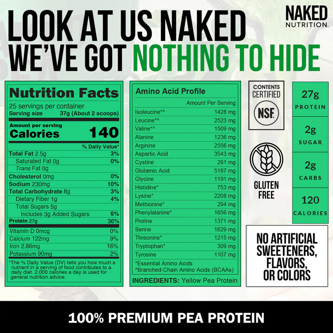 unflavored pea protein