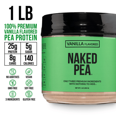 Proteína de guisante y vainilla en polvo | Naked Vanilla Pea - 1LB