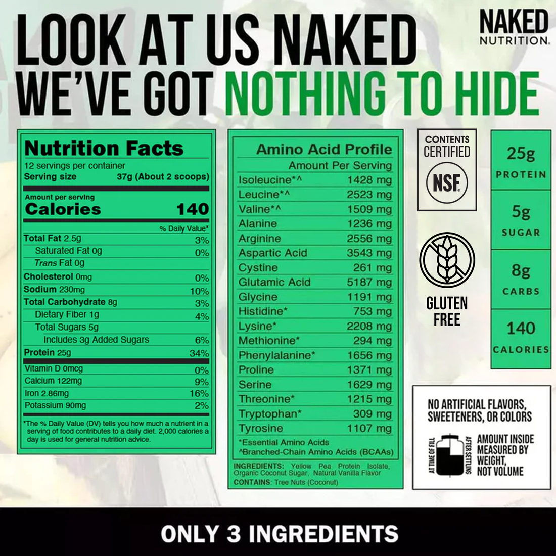 vanilla pea protein powder