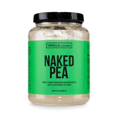 Proteína de guisante y vainilla en polvo | Guisante de vainilla desnudo - 2LB