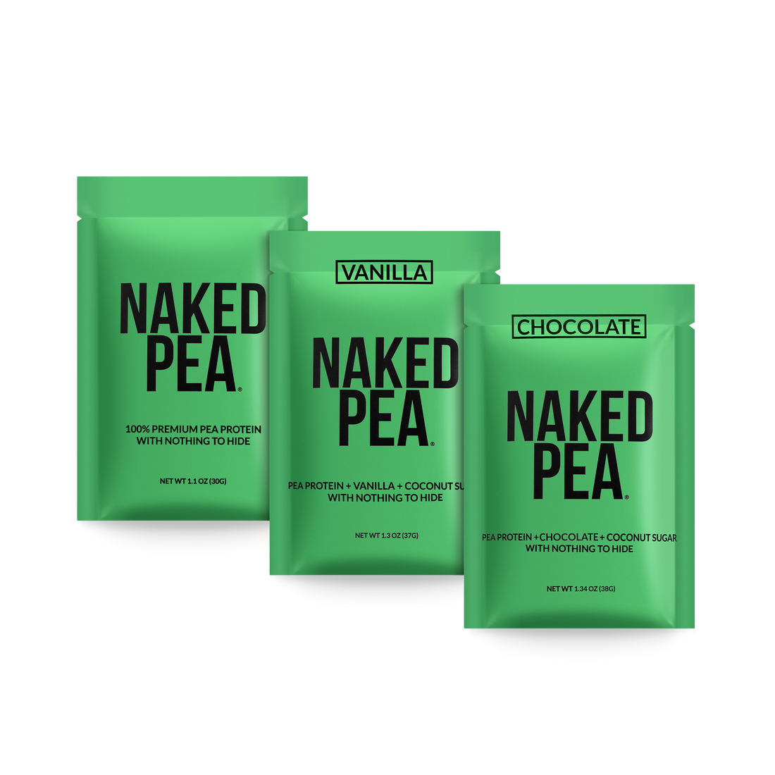 Provpaket med veganskt proteinpulver