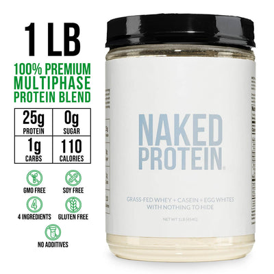 Protein Powder Blend - 1LB Egg, Whey & Casein Protein Blend | Naked Protein - 1lb