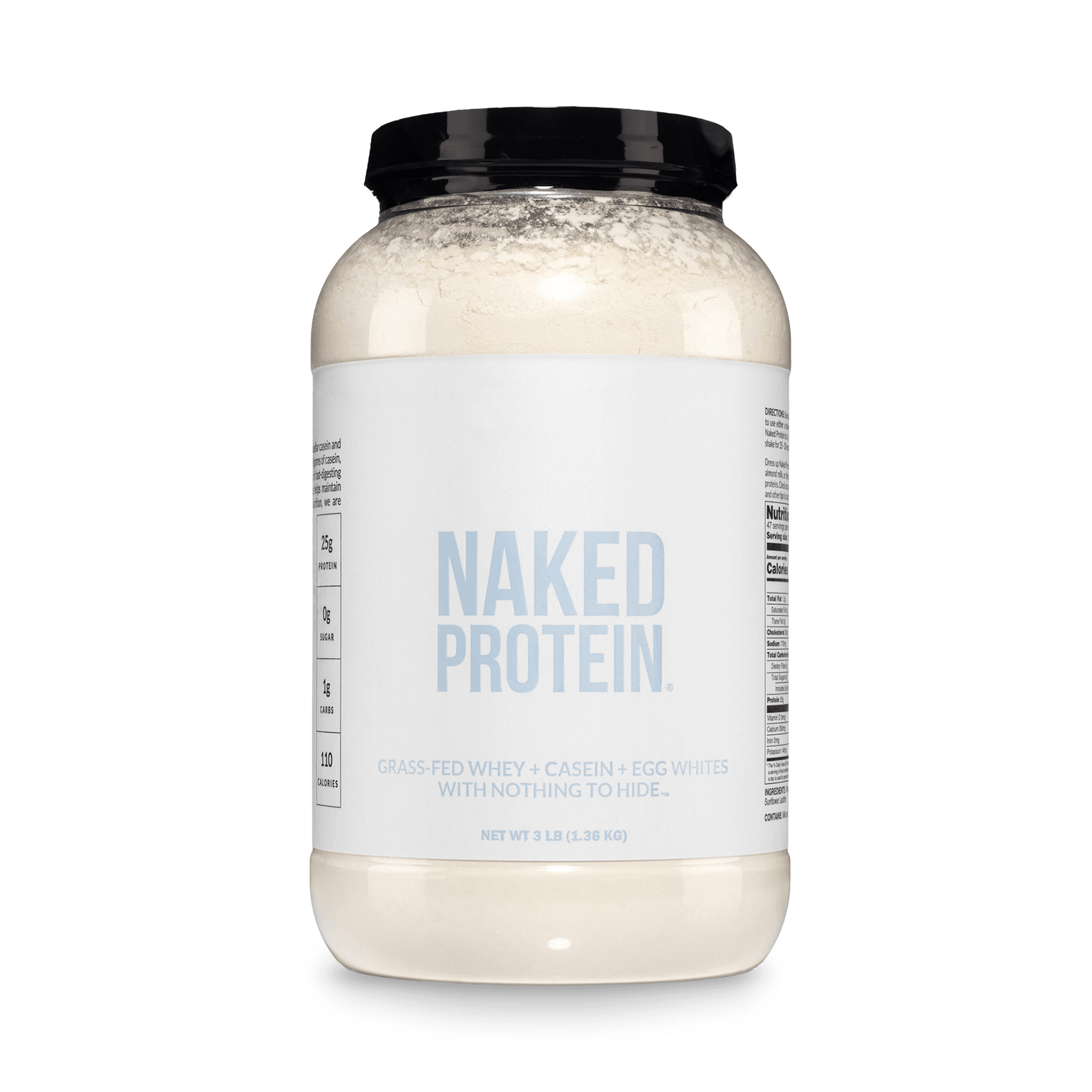 Protein Powder Blend - 3LB Egg, Whey & Casein Protein Blend | Naked Protein - 3LB