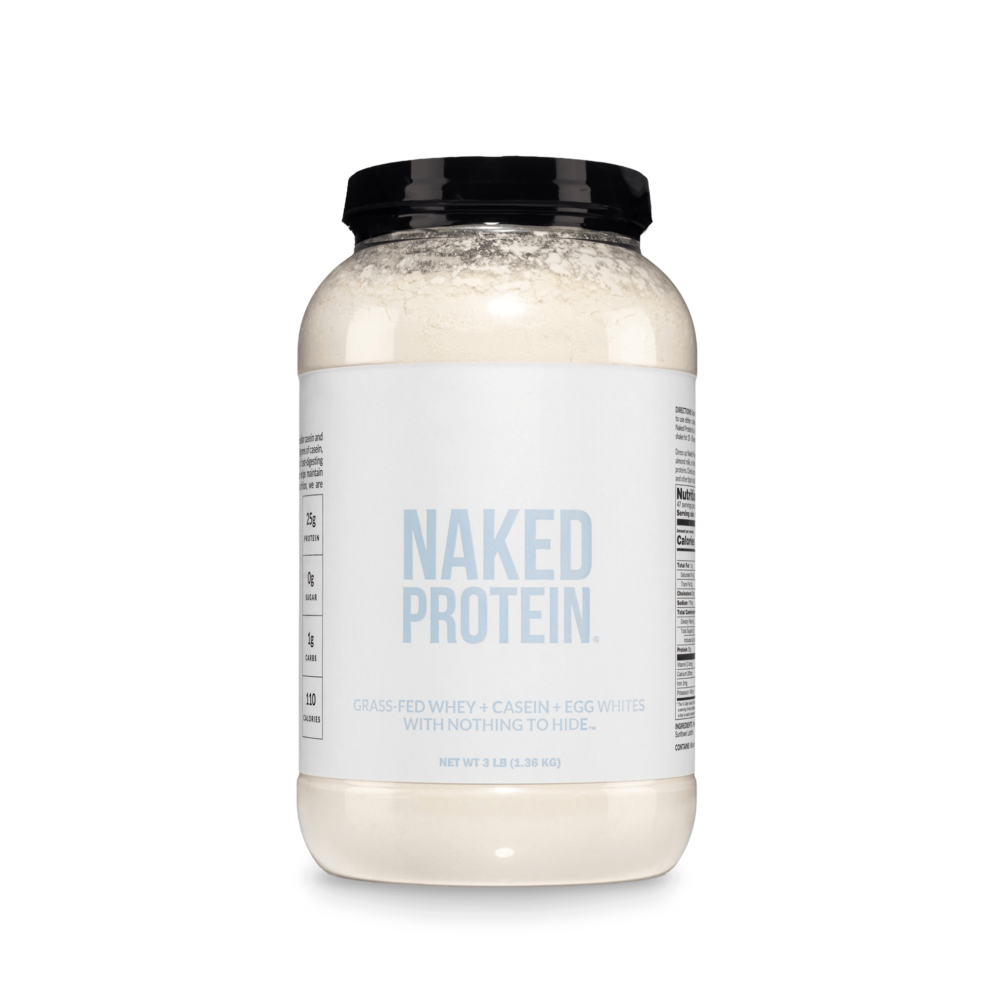 Protein Powder Blend - 3LB Egg, Whey & Casein Protein Blend | Naked Protein - 3LB