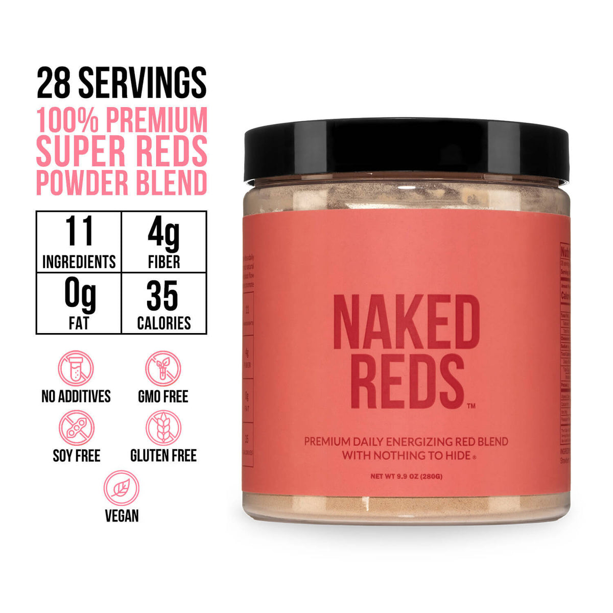 Purity Super Reds Super Reds Fruit Powder | Naked Reds