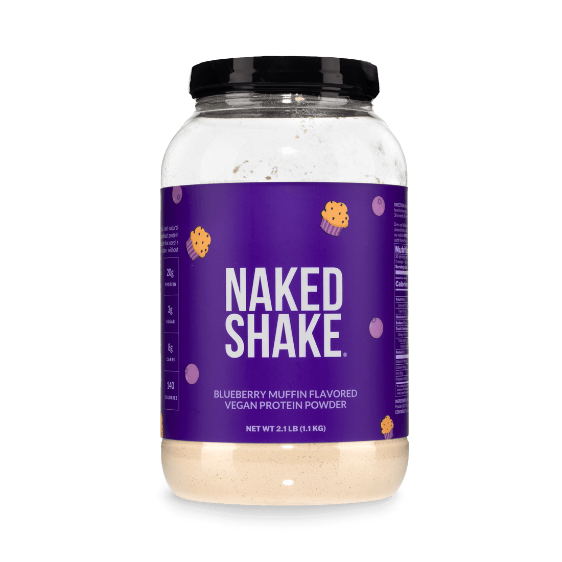 Blueberry Muffin Protein Shake | Naked Shake - 30 Servings