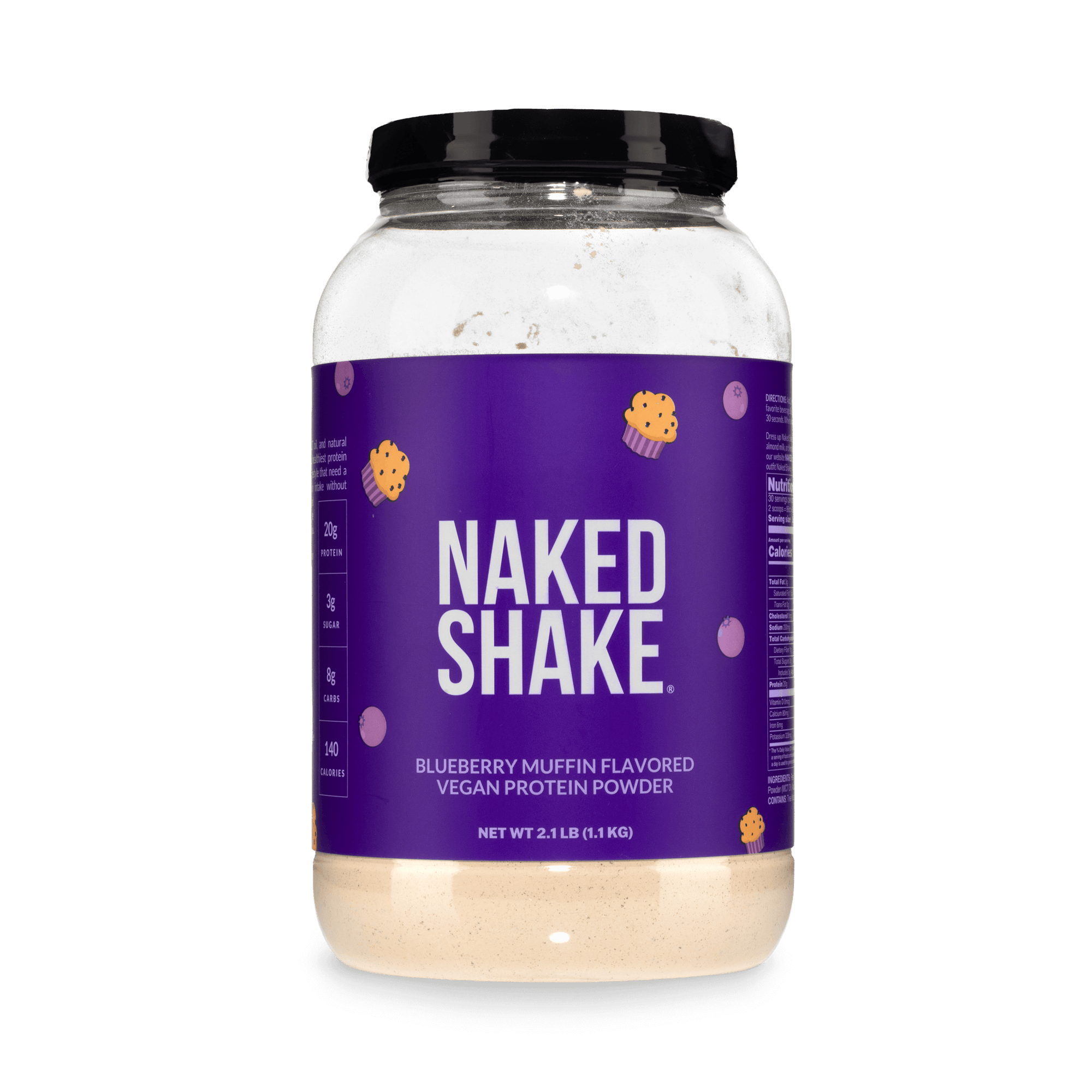 Blueberry Muffin Protein Shake | Naked Shake - 30 Servings