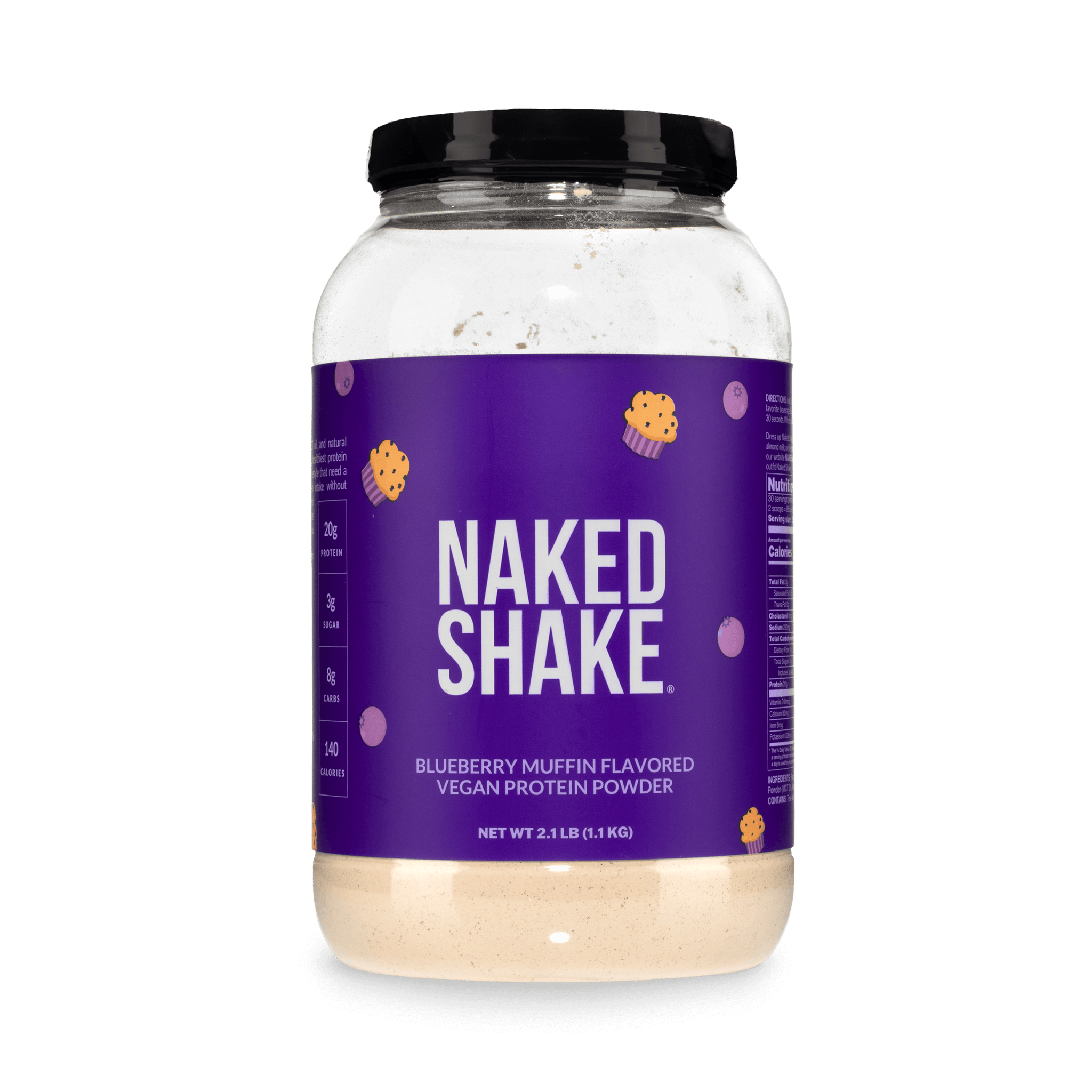 Blueberry Muffin Protein Shake  Naked Shake  30 Servings