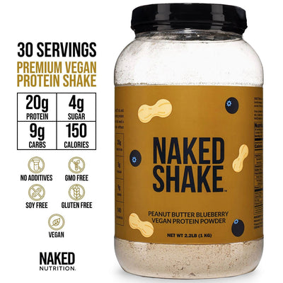 PB Blueberry Vegan Protein | Naked Shake - 30 Servings