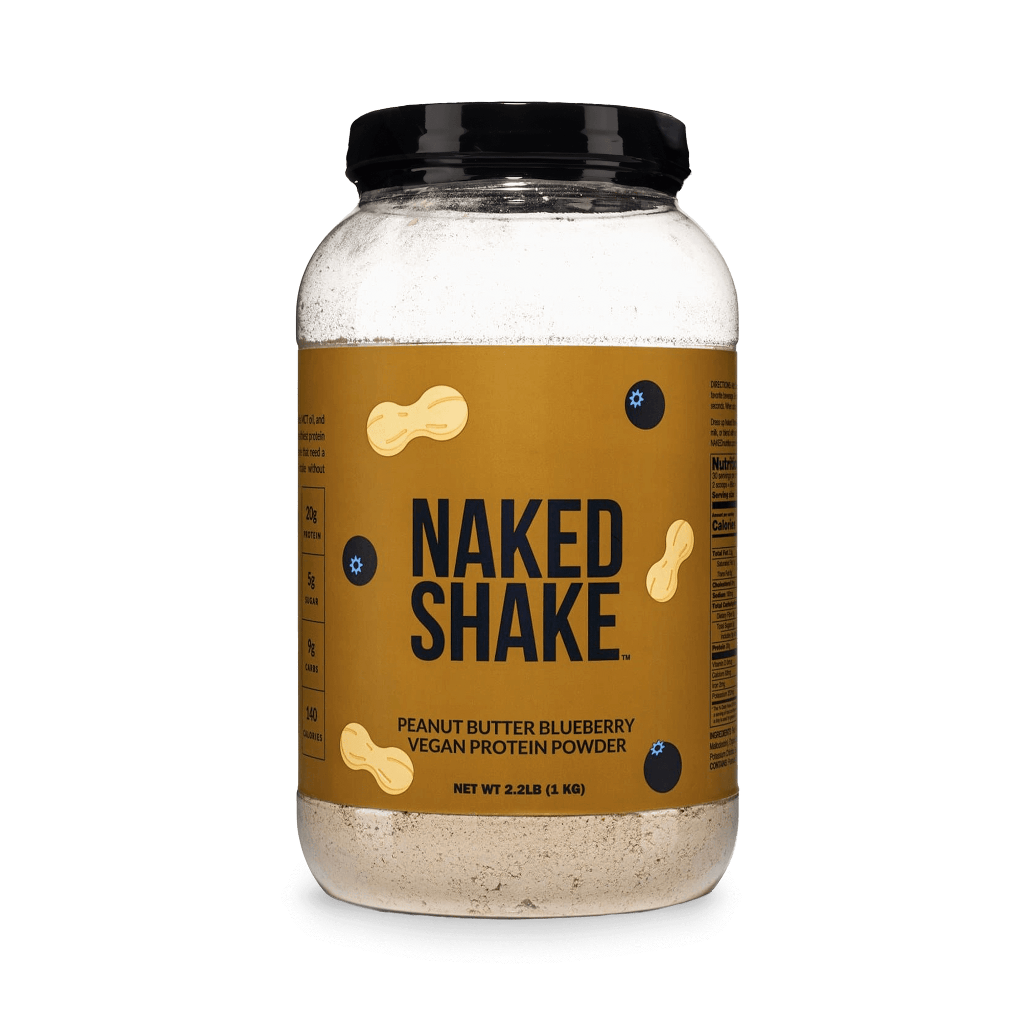 PB Blueberry Vegan Protein | Naked Shake - 30 Servings