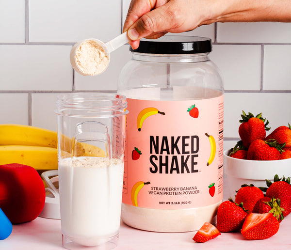 Mix two scoops into 6-12oz of milk, water or your preferred beverage. No need to dress up the taste yourself - Naked Shake is delicious on its own.