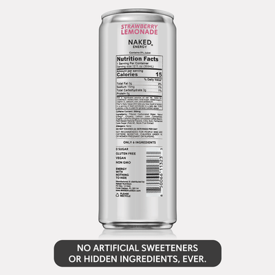 no artificial sweeteners energy drinks