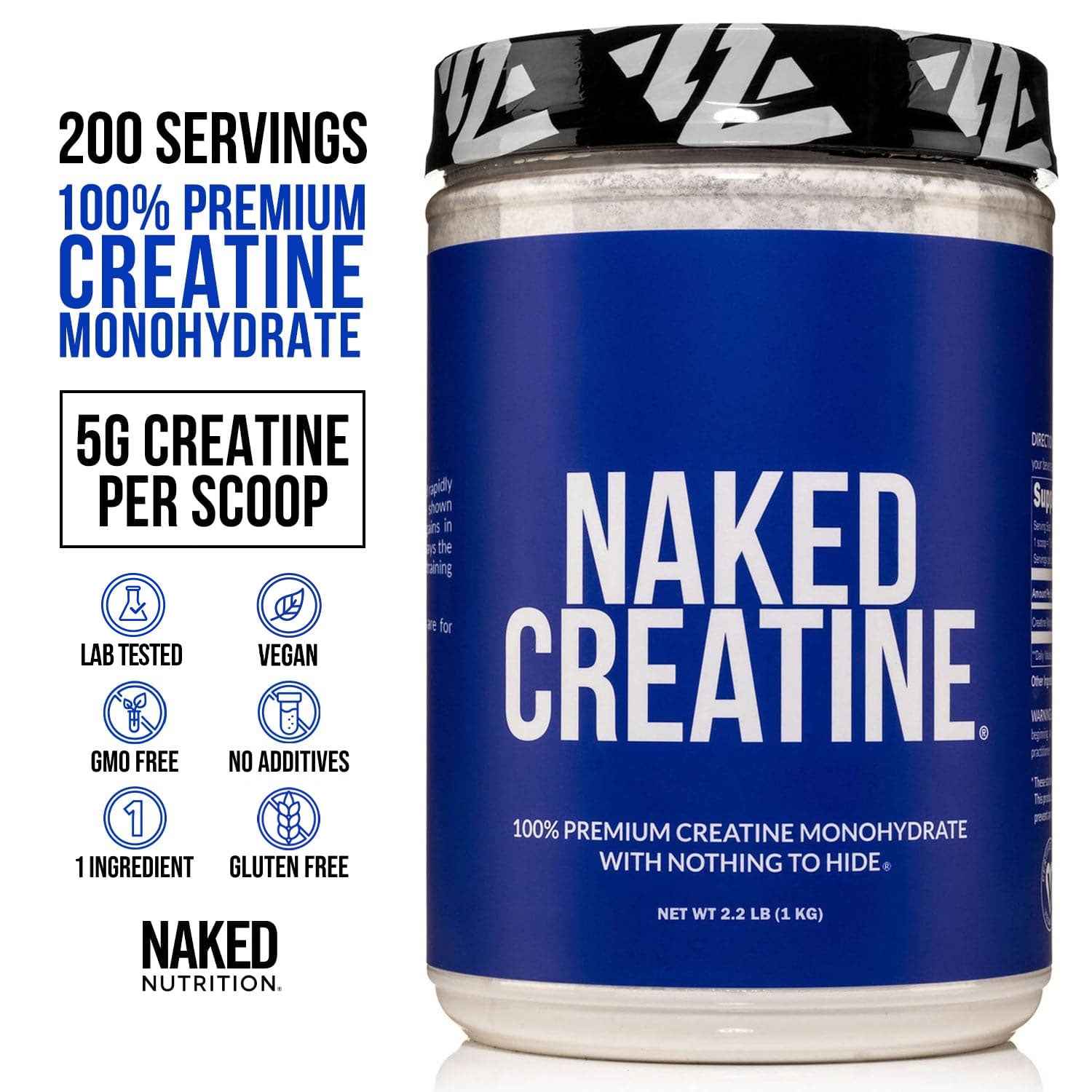 Creatine Monohydrate Powder 1KG | Naked Creatine - 1KG - Image 3
