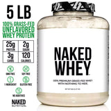 grass fed whey protein powder unflavored pdp_featured Variant: 5LB
