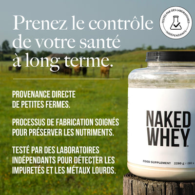 Protéine de Whey en Poudre | Naked Whey - 2280g