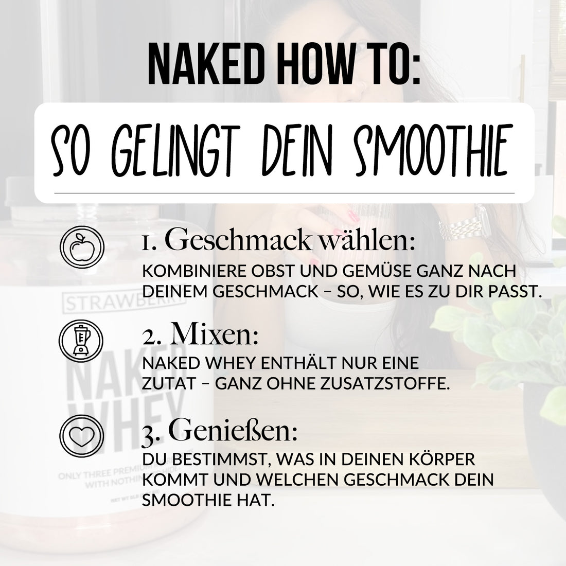 Molkenproteinpulver aus Weidehaltung | Naked Molke - 450g