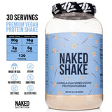 vegan vanilla protein shake