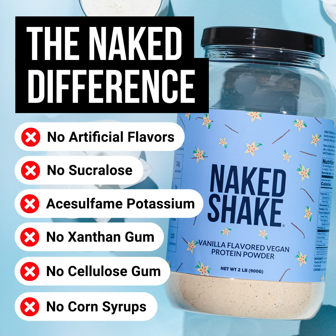 Vanilla Protein Shake | Naked Shake - 30 Servings