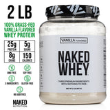 grass fed whey protein shake vanilla