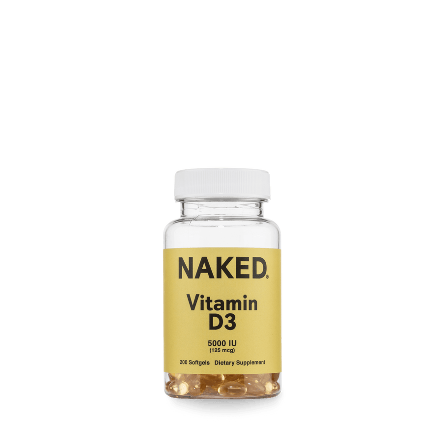 Daily Vitamin D3 Supplement | Naked Vitamin D - 200 Softgels