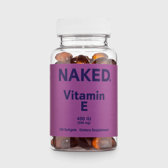 Daily Vitamin E Supplement | Naked Vitamin E - 100 Softgels