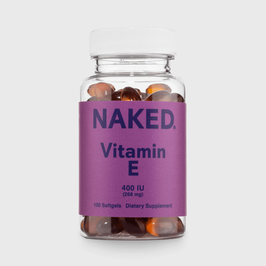 Daily Vitamin E Supplement | Naked Vitamin E - 100 Softgels