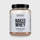 Proteína de suero de leche en polvo con sabor a chocolate | Naked Chocolate Whey - 2 libras