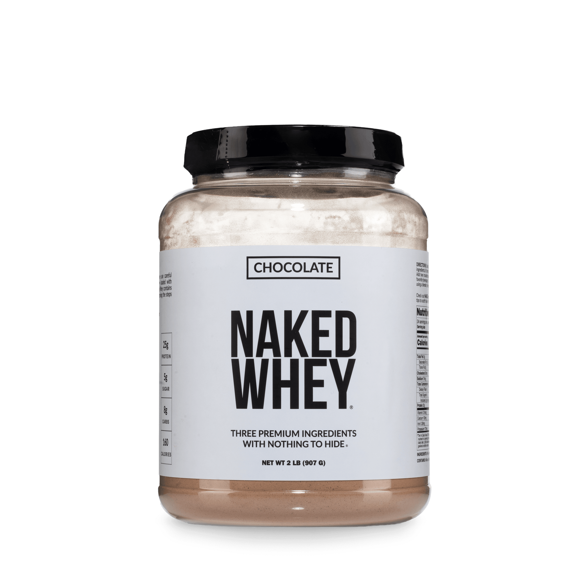 Chocolate Whey Protein Powder | Naked Chocolate Whey - 2LB