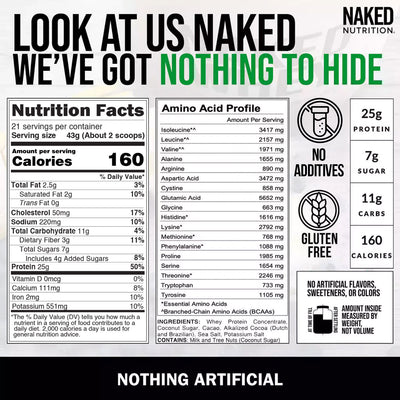 double chocolate whey protein powder 