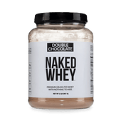 Double Chocolate Whey Protein Powder 2LB | Naked Whey - 2LB