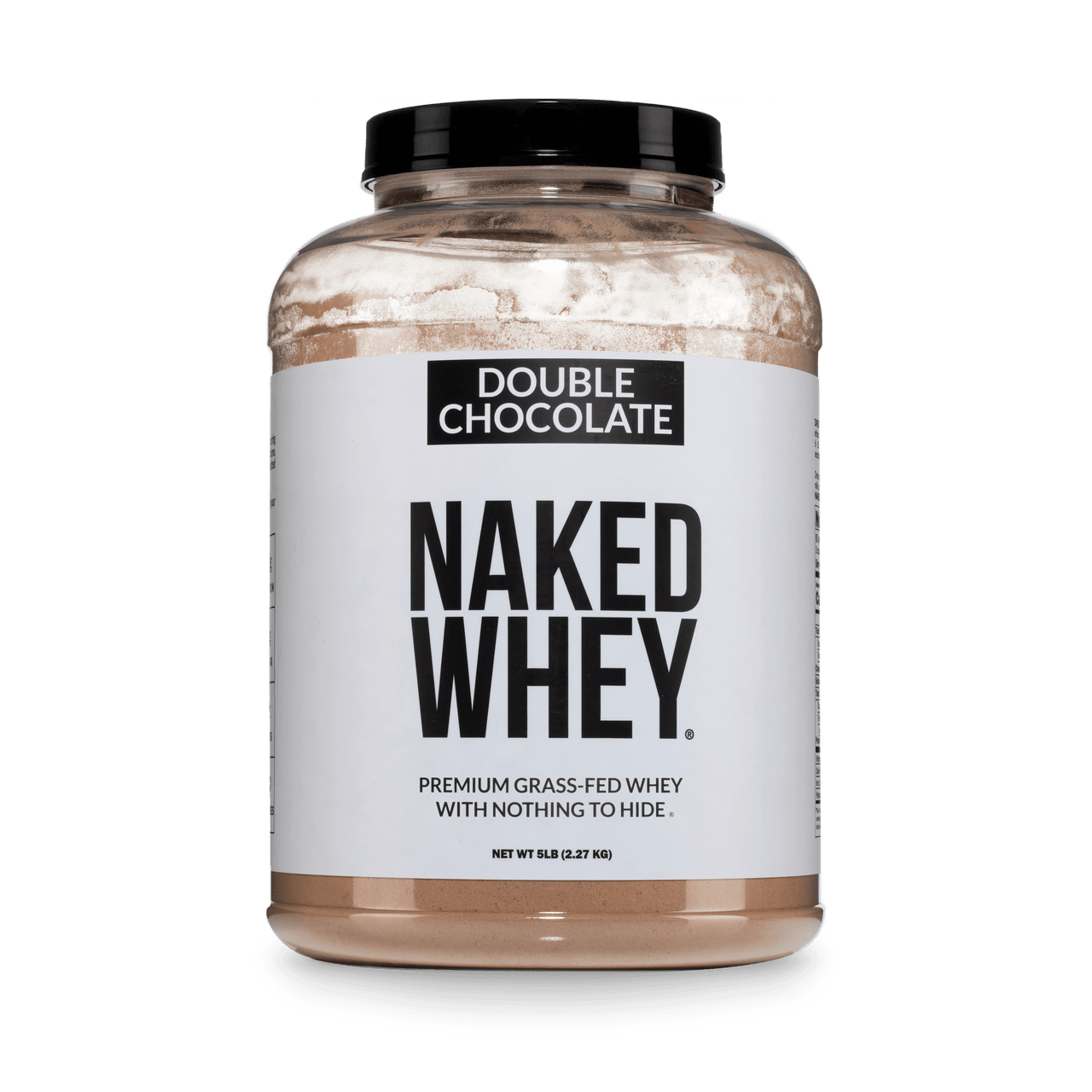 Double Chocolate Whey Protein Powder | Naked Whey - 5LB