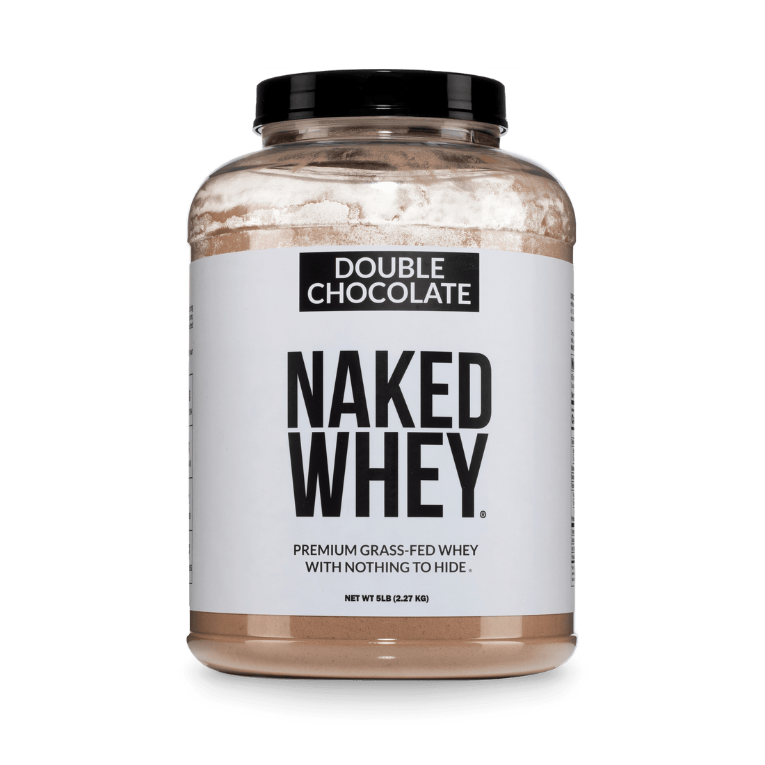 Double Chocolate Whey Protein Powder | Naked Whey - 5LB