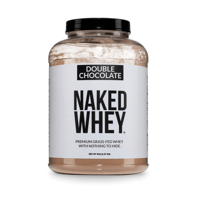 Double Chocolate Whey Protein Powder | Naked Whey - 5LB