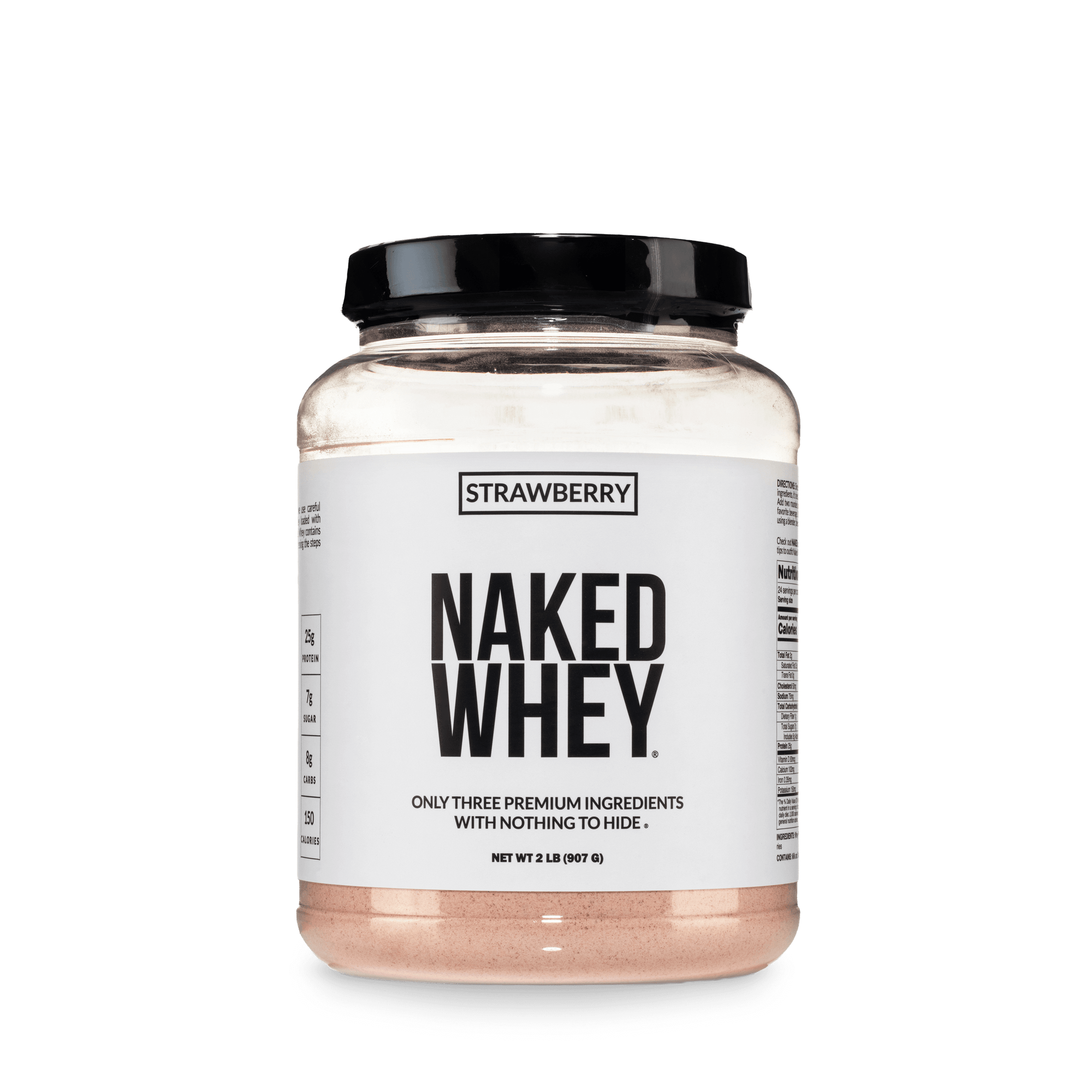 Strawberry Whey Protein Powder | Naked Strawberry Whey - 2LB