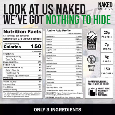 grass-fed whey protein shake strawberry