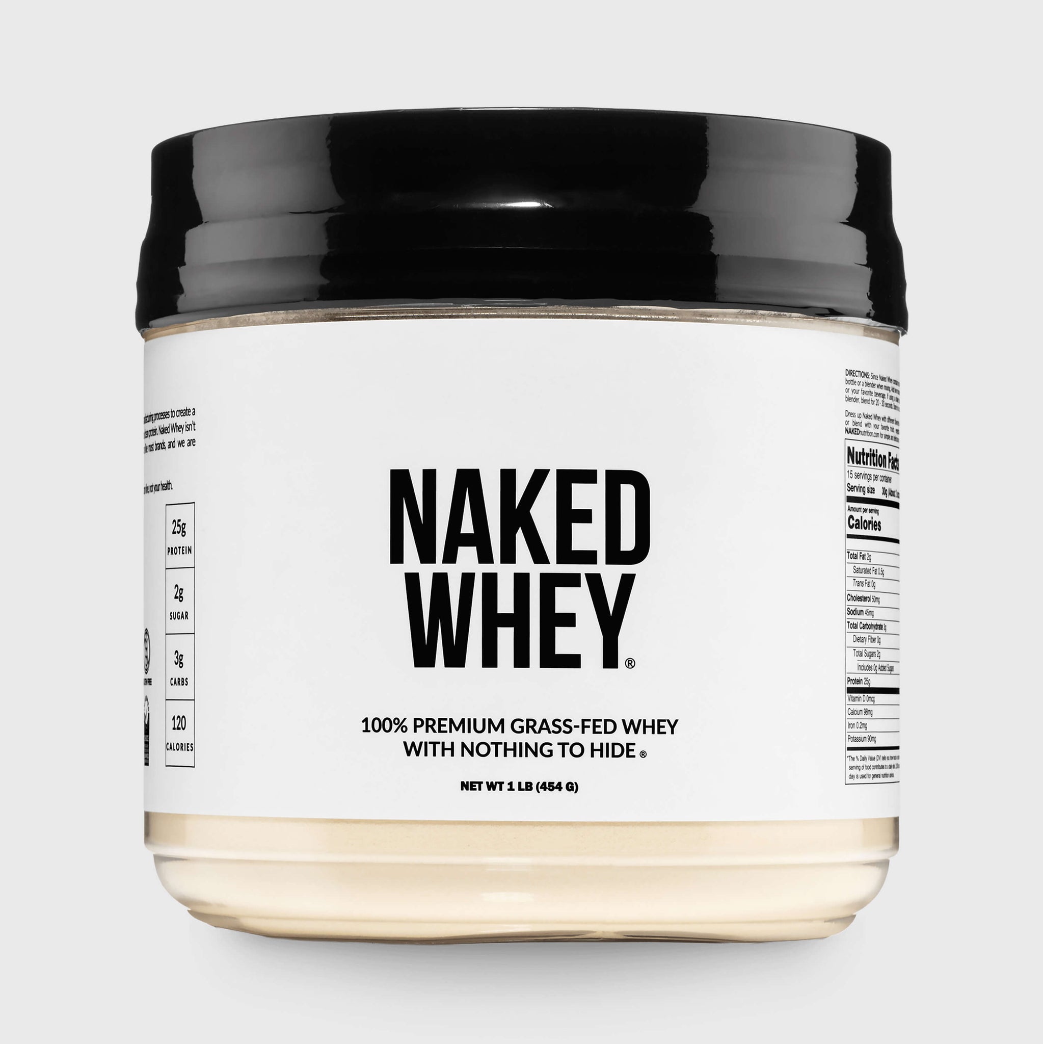 Photos - Protein Naked Nutrition Grass Fed Whey Powder | Whey - 1LB K8-2B2K-OD7Q