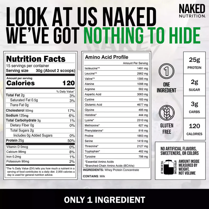 grass-fed whey protein powder Variant: 1LB