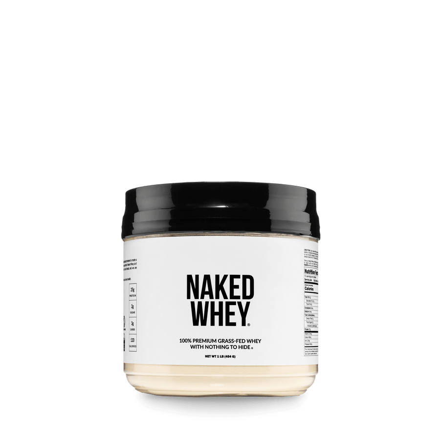 Proteína de suero de leche en polvo alimentada con pasto | Naked Whey - 1 lb