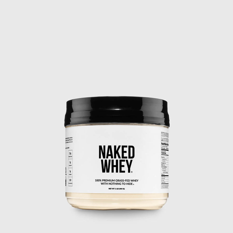 Grass Fed Whey Protein Powder | Naked Whey - 1LB