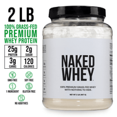 Proteína de suero de vacas alimentadas con pasto | Naked Whey - 2 libras