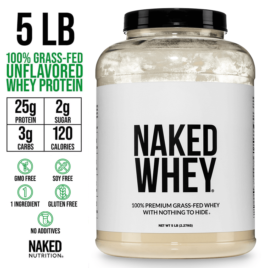 Grass Fed Whey Protein Powder | Naked Whey - 5LB