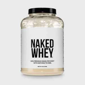 Proteína de suero de leche en polvo alimentada con pasto | Naked Whey - 5 libras