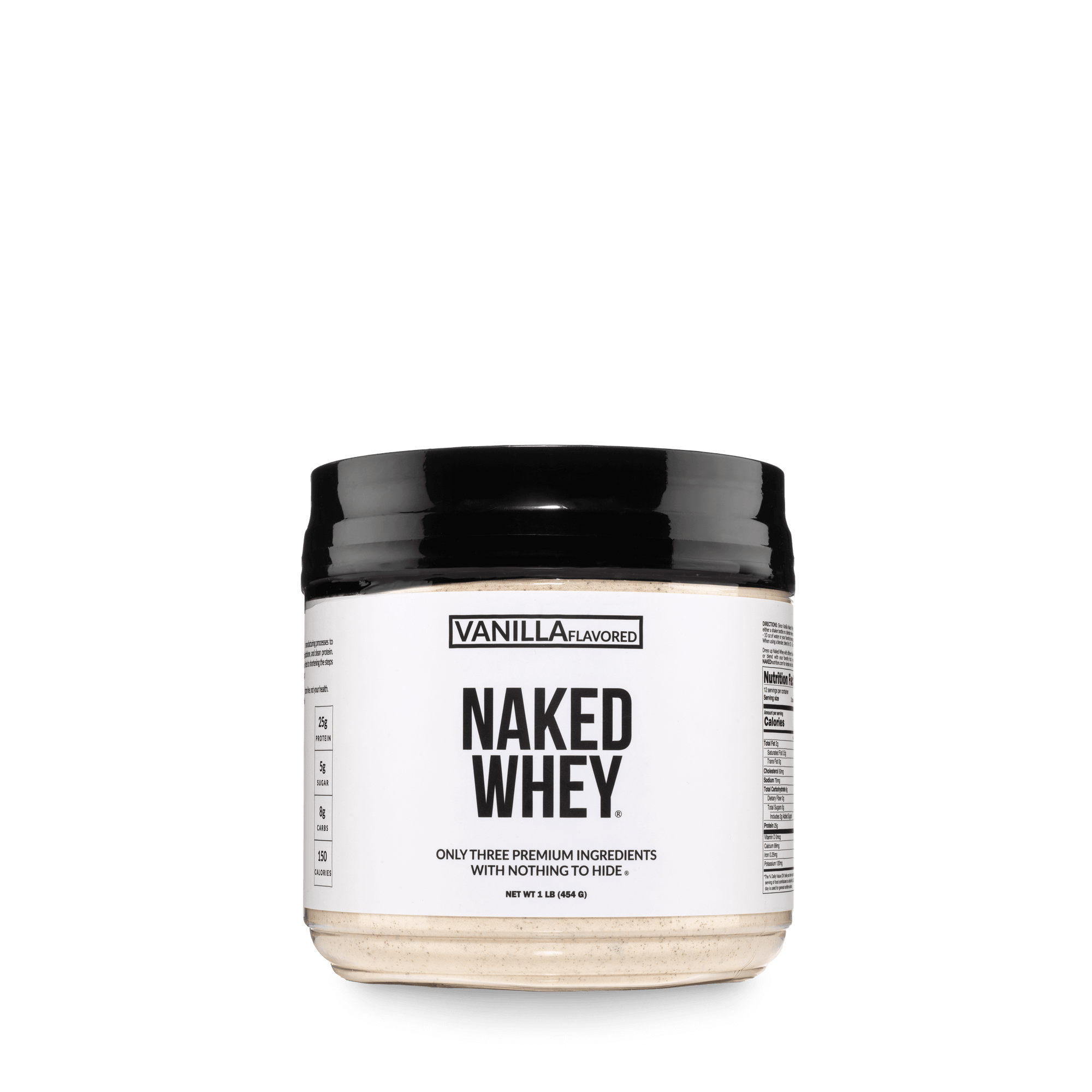 Vanilla Whey Protein Powder 1lb | Naked Vanilla Whey - 1LB