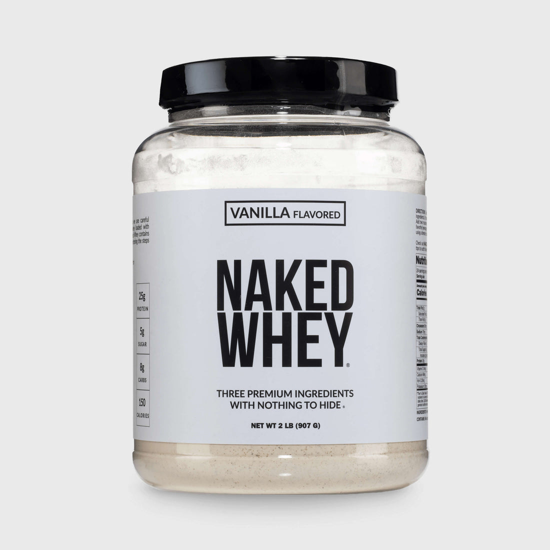 Vanilla Whey Protein Powder | Naked Vanilla Whey - 2LB