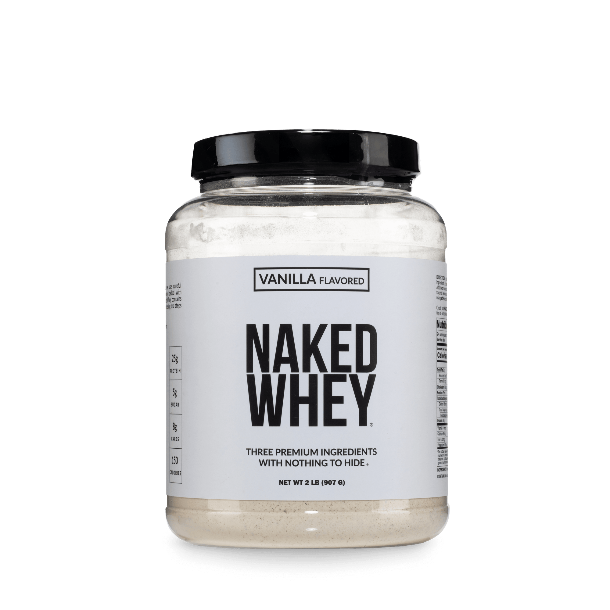 Vanilla Whey Protein Powder | Naked Vanilla Whey - 2LB